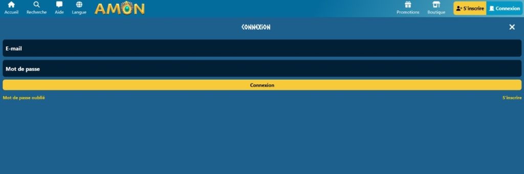 Amon casino connexion